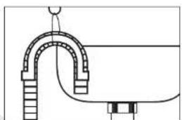HAIER DW12-T1347Q - Wasserablauf anschließen - 1