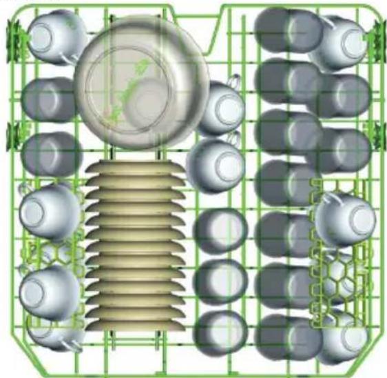 AMICA EGSP 64511 V - Oberer Geschirrkorb - 1