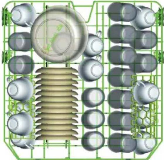 AMICA EGSP 64501 V - Oberer Geschirrkorb - 1