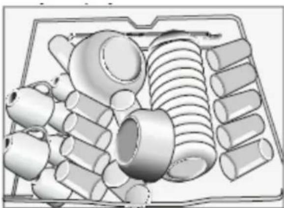 AMICA EGSP 24569 V - Oberer Geschirrkorb - 1