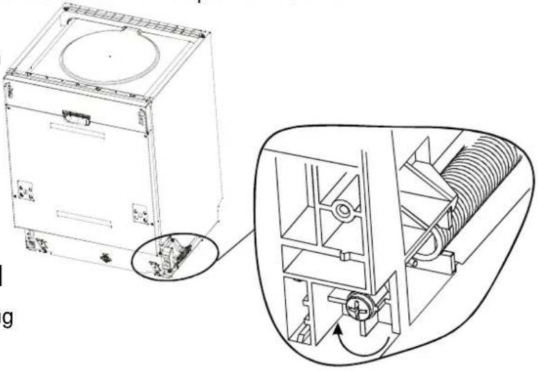 AMICA EGSP 24384V - - Einstellen der Spannung der Türfeder - 1