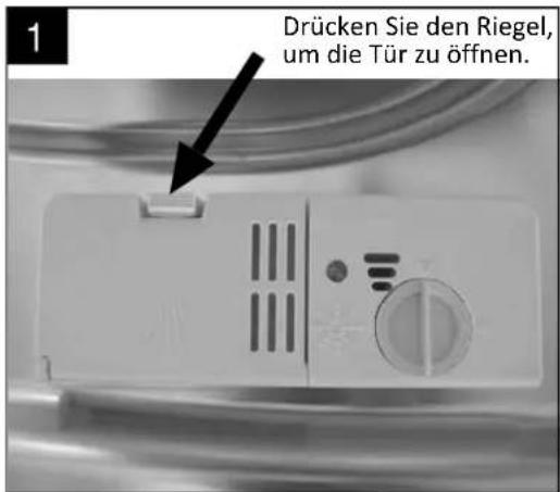 AMICA EGSP 24384V - Dosierung des Spülmittels - 1
