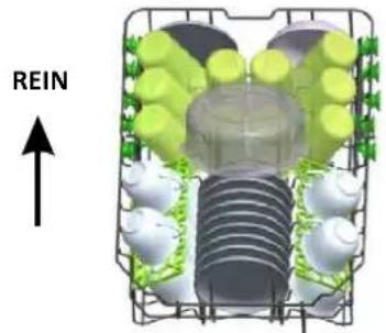 AMICA EGSP 24384V - Beladen vom oberen Geschirrkorb - 1