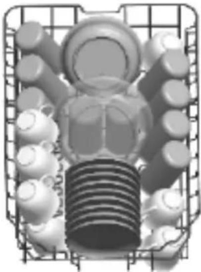 AMICA EGSP 14595 E - Oberer Geschirrkorb - 1