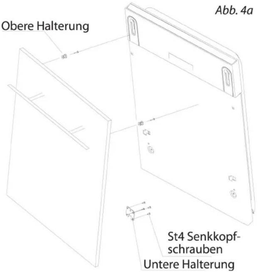 AMICA EGSP 24068V - Maße und Anbau der Dekorplatte - 2