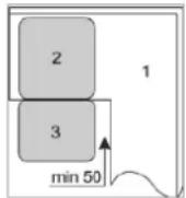 BOMANN GSPE 872 - Schrankausschnitt und Geräteabmessung - 2