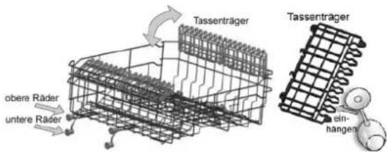 BOMANN GSPE 786 - Klappbare Tassenträger - 1