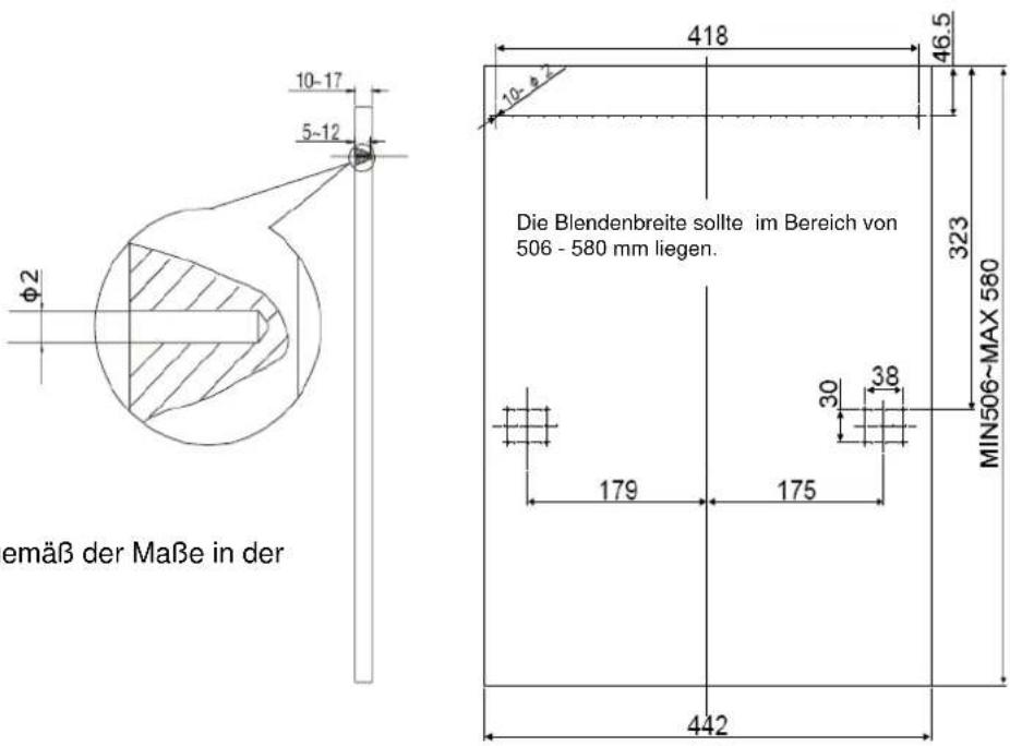 BOMANN GSPE 774.1 - (Verwenden Sie die mitgelieferte Einbauschablone) - 1