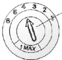 BOMANN GSPE 771.1 - Einstellung des Hebels (Spülen) - 1
