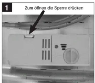 BOMANN GSP 845 IX - Menge des zu verwendenden Reinigungsmittels - 1