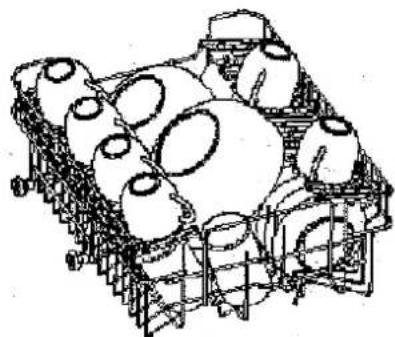 BOMANN GSP 632 - Das Füllen des oberen Geschirrkorbs - 1