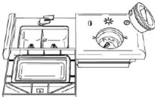 SMEG LVS367B - Gebrauch der Reiniger- und Klarspüler- Verteilerkammer - 1