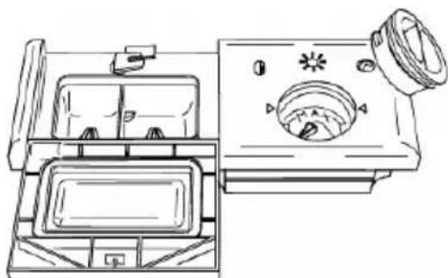 SMEG LSA643XPQ - Gebrauch der Reiniger- und Klarspüler-Verteilerkammer - 1