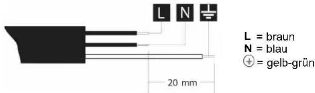 SMEG LSA 6145 X7 - WENN DAS GERÄT NUR ÜBER EIN NETZKABEL OHNE NETZSTECKER VERFÜGT: - 3