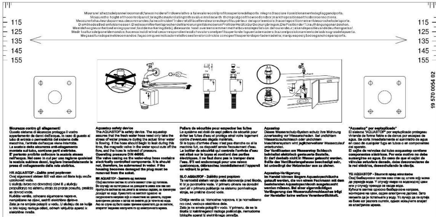 SMEG LSA 4548 XD - ACHTUNG: Eingriffe am Gerät durch nicht autorisiertes Personal sind von der Garantie ausgeschlossen und gehen zu Lasten des Kunden. - 1