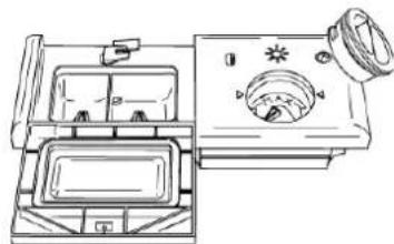 SMEG STA4550 D - Gebrauch der Reiniger- und Klarspüler-Verteilerkammer - 1
