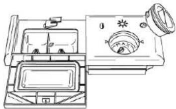 SMEG PLA6148XD - Gebrauch der Reiniger- und Klarspüler-Verteilerkammer - 1
