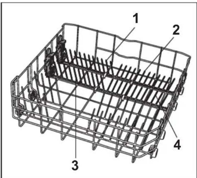 BEKO DUN 6634 - umklappbare Einsätze - 1