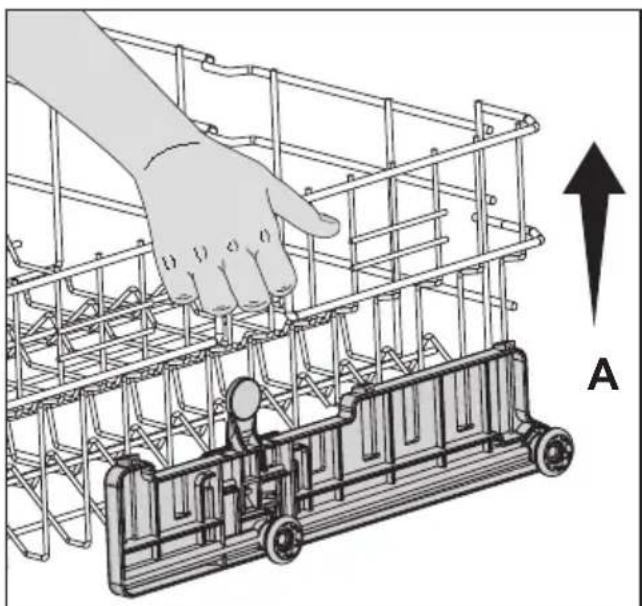 BEKO DUN 6634 - Oberer Geschirrkorb mit variabler Höhenverstellung - 1