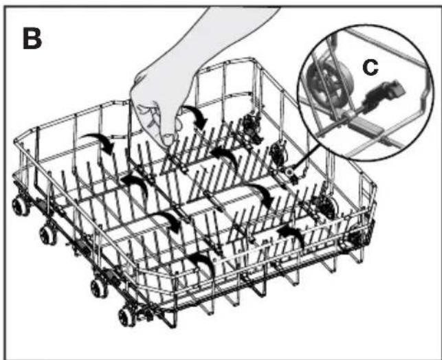 BEKO DIN 28330 - Glashalter im unteren Korb - 2