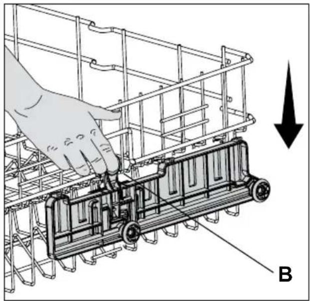 BEKO DIN 28330 - Oberer Geschirrkorb mit variabler Höhenverstellung - 2