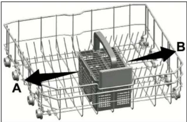 BEKO DIN 28330 - Verschiebbarer Besteckkorb - 1