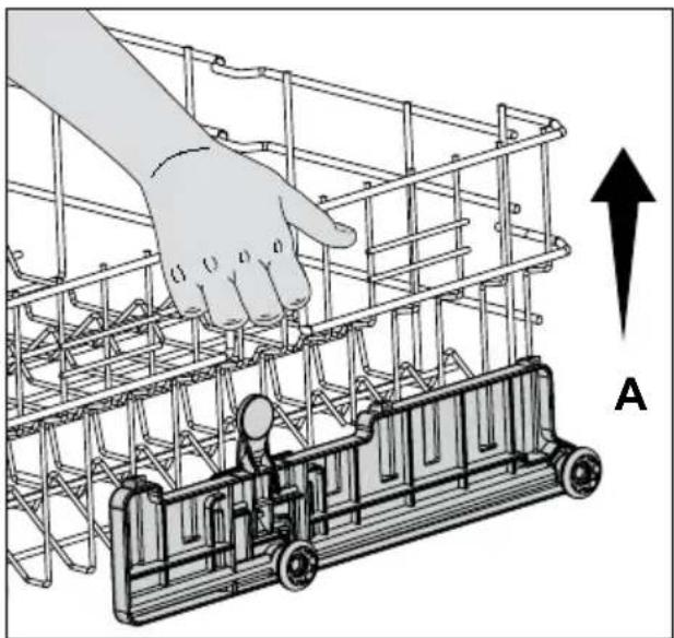 BEKO DIN 28330 - Oberer Geschirrkorb mit variabler Höhenverstellung - 1