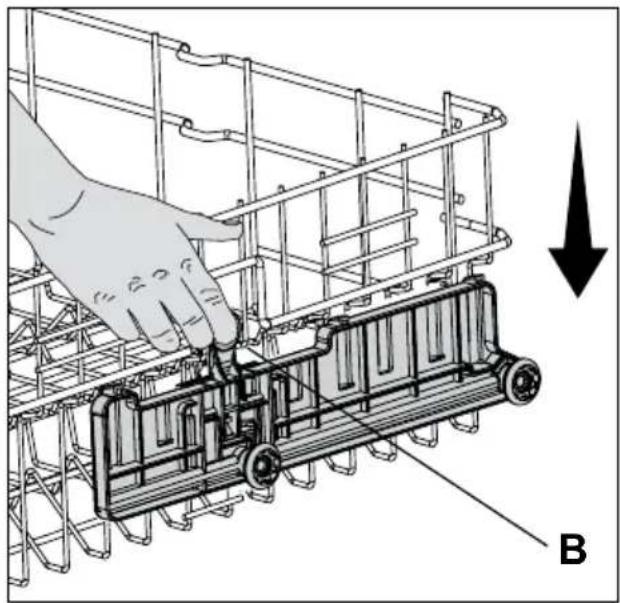 BEKO DIN 6834 - Oberer Geschirrkorb mit variabler Höhenverstellung - 2