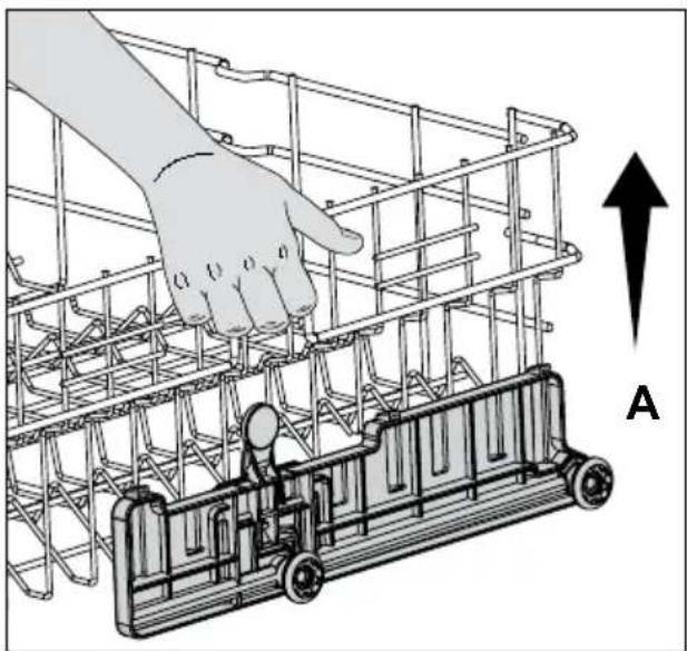BEKO DIN 6834 - Oberer Geschirrkorb mit variabler Höhenverstellung - 1