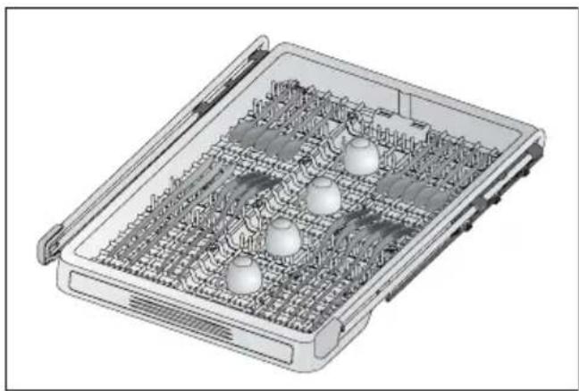 BEKO DIN 6834 - Oberer Besteckkorb - 1