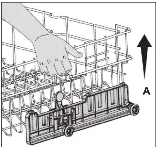 BEKO DIN 6831 - Oberer Geschirrkorb mit variabler Höhenverstellung - 1