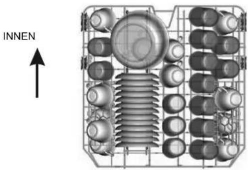GORENJE GV63315 - Füllen des oberen Korbs - 1