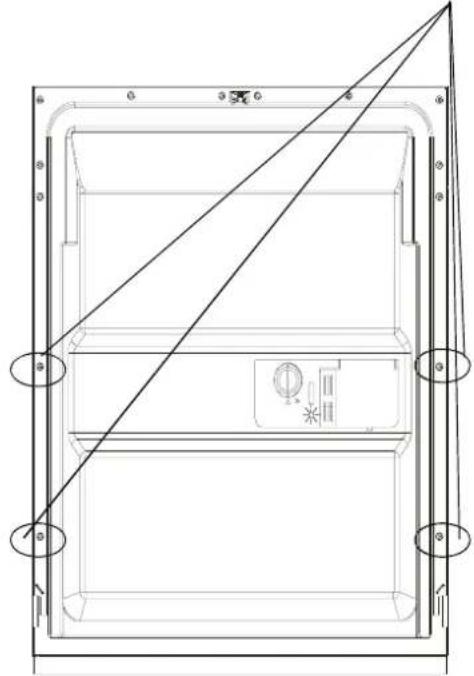 GORENJE GI53315X - Abmessungen und Montage der Möbelplatte - 4