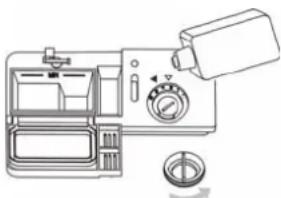 GORENJE GS61010W - Dosierkammer des Klarspülers - 1