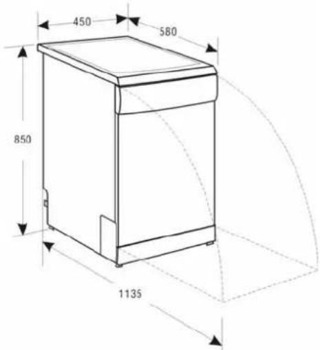GORENJE GS61010W - Ausmass - 1