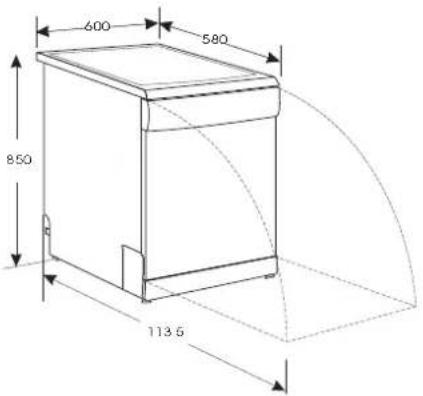 GORENJE GS60010W - Ausmass - 1