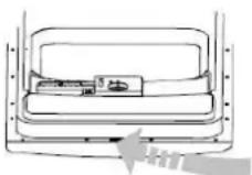 GORENJE GS60010W - Reinigung der Gerätetür - 1