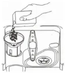 GORENJE GS60010W - Befüllen des Enthärtungssystem mit Regeneriersalz - 1