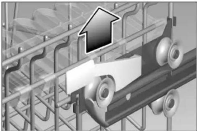 CONSTRUCTA CG 433 V 9 - Oberkorb mit seitlichen Hebeln (Rackmatic) - 2