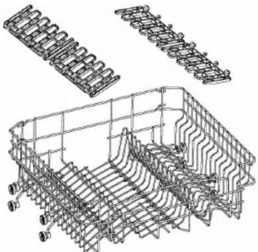 BAUMATIC BDW1 - Verwendung des oberen geschirrkorbs - 1