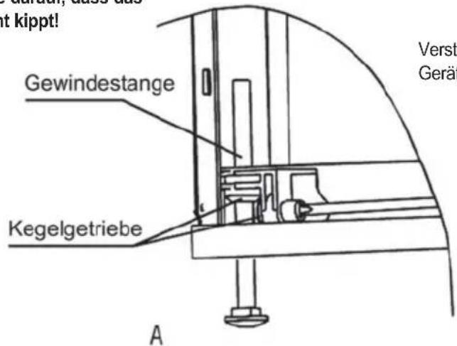 ORANIER GAVI 7567 - Waagerechte Aufstellung und Höhenverstellung - 1