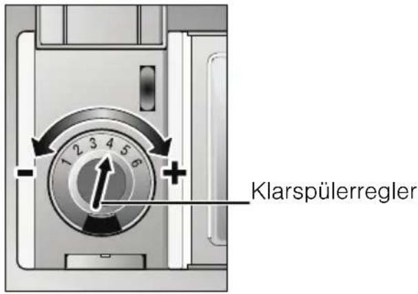 CONSTRUCTA CP530 J9 - Klarspülermenge einstellen - 1