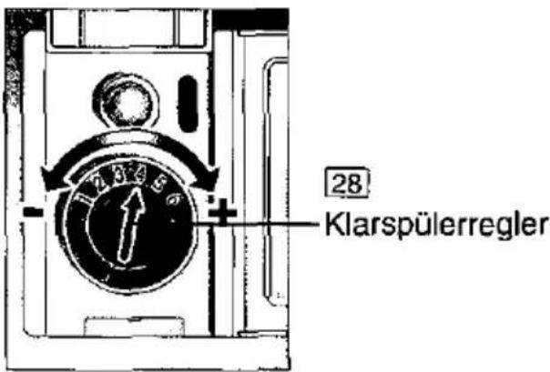 CONSTRUCTA CG 560J4 - Zugabemenge für Klarspüler einstellen - 1
