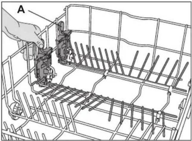 BLOMBERG GSS 9482 E20 - Einklappbare Geschirrhalter am unteren Korb (2-teilig) (je nach Modell) - 1