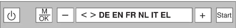 GAGGENAU DF 291-160 - Sprache auswählen - 1