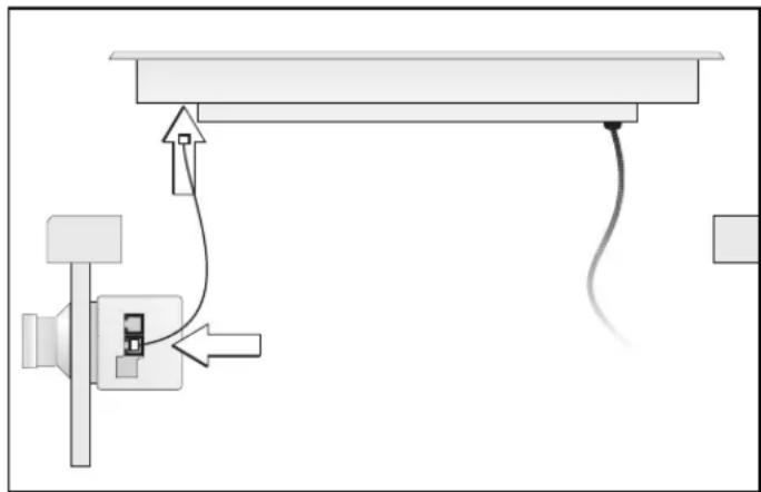 GAGGENAU DF 240-140 - Vor dem Anschluss des Gerätes die Stromzufuhr an der Haushaltssicherung abschalten! - 1