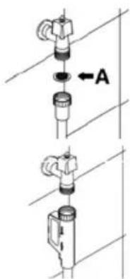 Küppersbusch PGVS6101 - ANSCHLUSS AN DAS WASSERVENTIL - 1