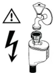 Küppersbusch MGV6001 - Wasserschlauch mit Sicherheitsventil - 1