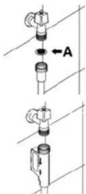Küppersbusch IGV6508.3 - ANSCHLUSS AN DAS WASSERVENTIL - 1