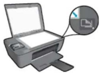 HP Deskjet 3511 e-All-in-One - Vorbereiten des Scanvorgangs - 2
